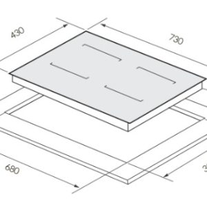 Alternative view of BẾP TỪ 2 VÙNG NẤU GRANDX - GX IH696SE