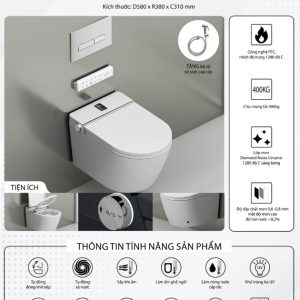 Alternative view of BỒN CẦU THÔNG MINH TỰ ĐỘNG RG-AFW8004